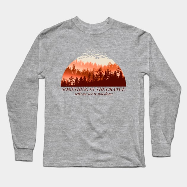 Something in Orange Forest Long Sleeve T-Shirt by CMORRISON12345